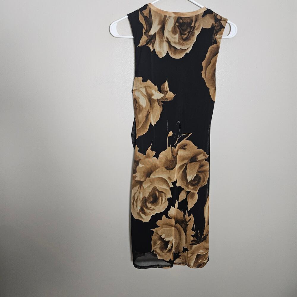 Free Press Sz Medium Shirred Bodycon Dress - Picture 9 of 13